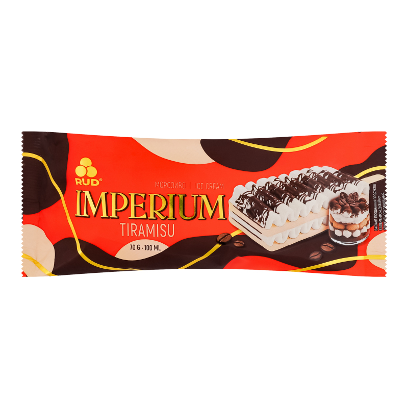 Мороженое с комбинированным составом сырья Тирамису Imperium Rud м