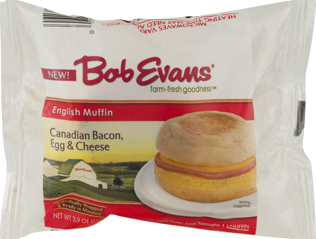 Bob Evans English Muffin Canadian Bacon, Egg & Cheese Bob Evans(75900100105) customers reviews