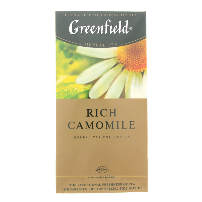 Чай травяной со вкусом и ароматом яблoка с корицей Rich Camomile ...
