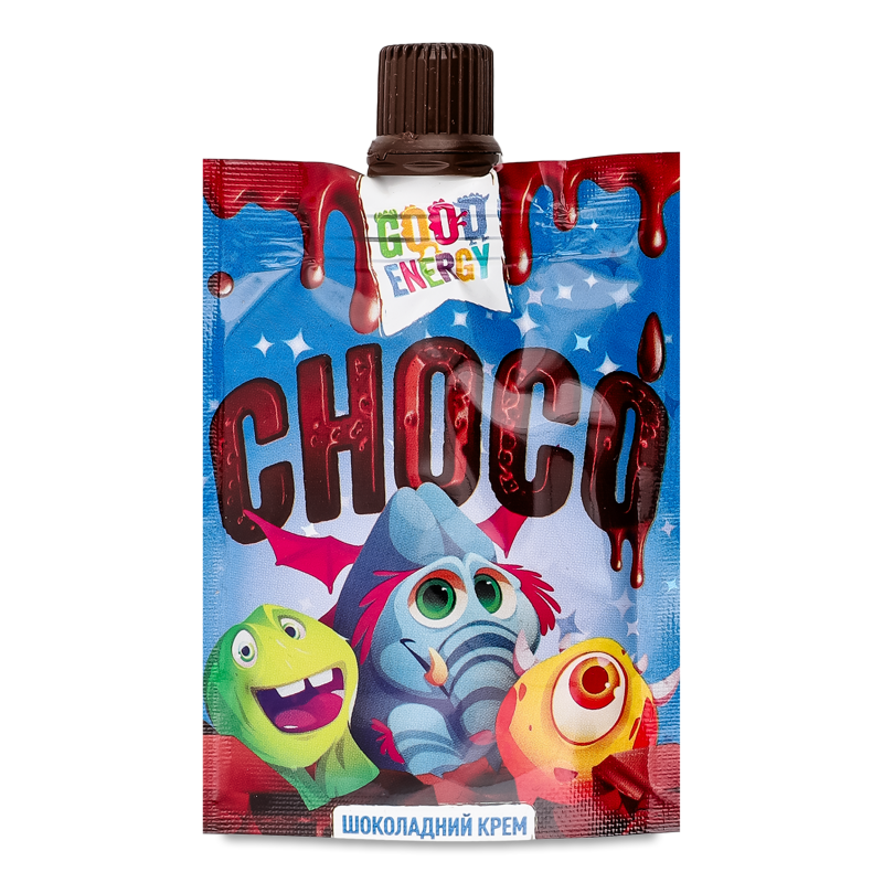 Крем шоколадний 50г пауч Good Energy