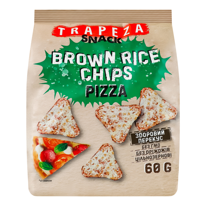 Чипси рисові Pizza Trapeza м/у