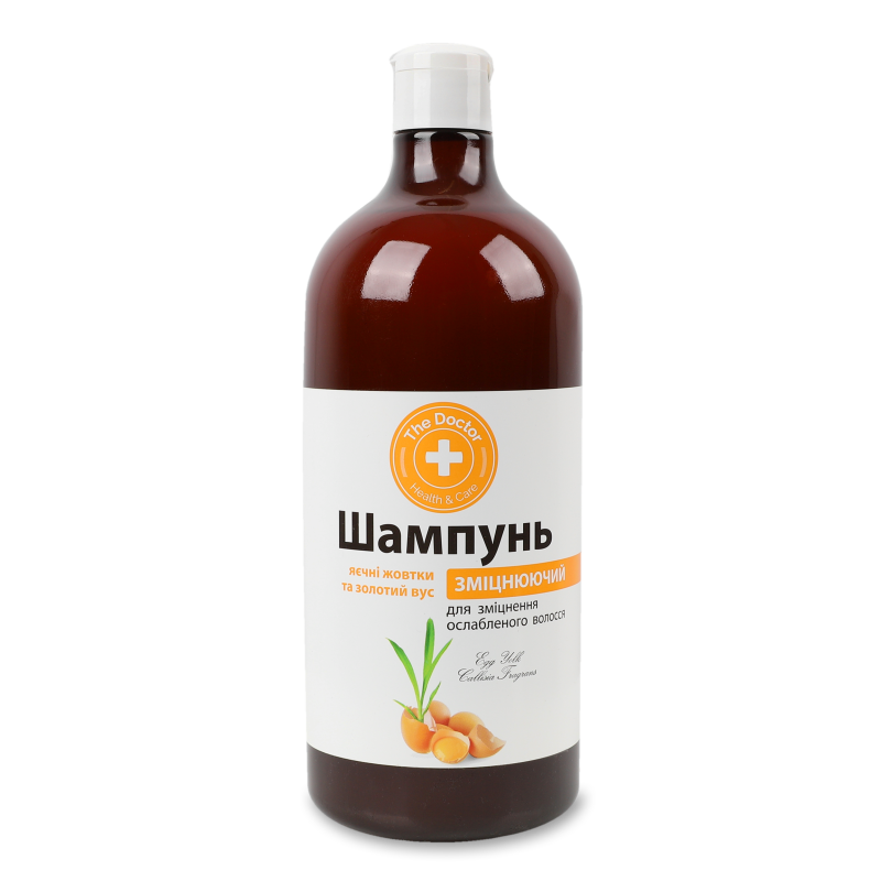 Шампунь Яєчні жовтки та золотий вус 1000мл Домашній лікар