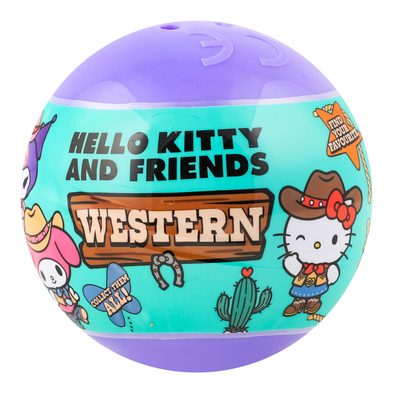 【KITTY】 Фігурка-сюрприз №НК057 Зірки вестерну Hello Kitty Cool Things 1шт