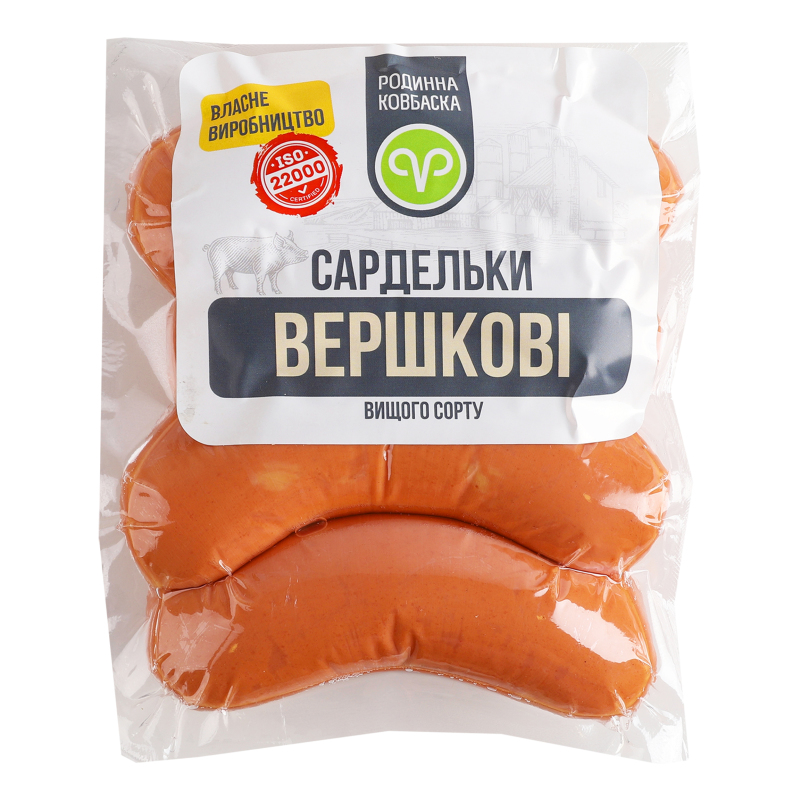 Сардельки вареные Сливочные Родинна ковбаска кг Родинна ковбаска ...