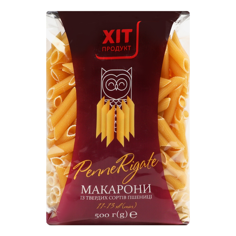 Вироби макаронні з твердих сортів пшениці Penne Rigate Хіт продукт м/у