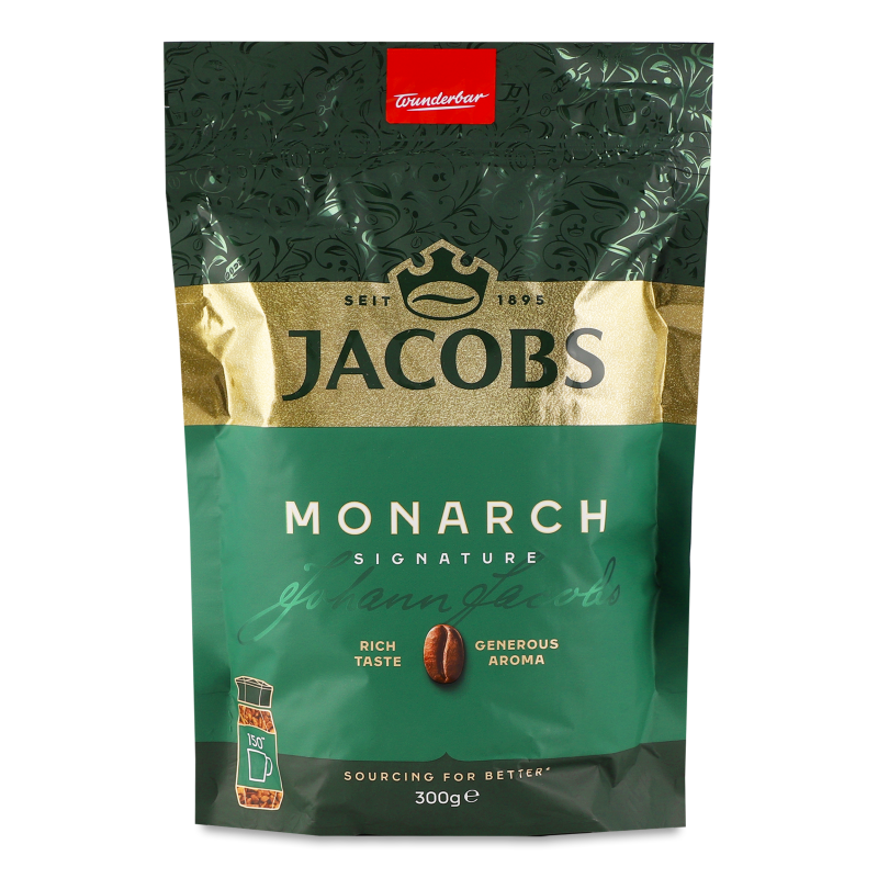 Кава Monarch розчинна 300г економ пакет Jacobs