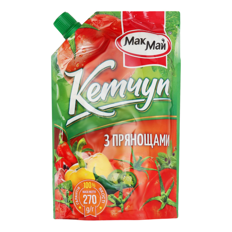 Кетчуп пастеризований З прянощами МакМай д/п