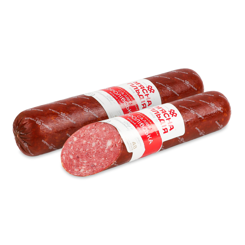 Ковбаса Салямі Королівська н/к  в/г 450г в/у М”ясна гільдія