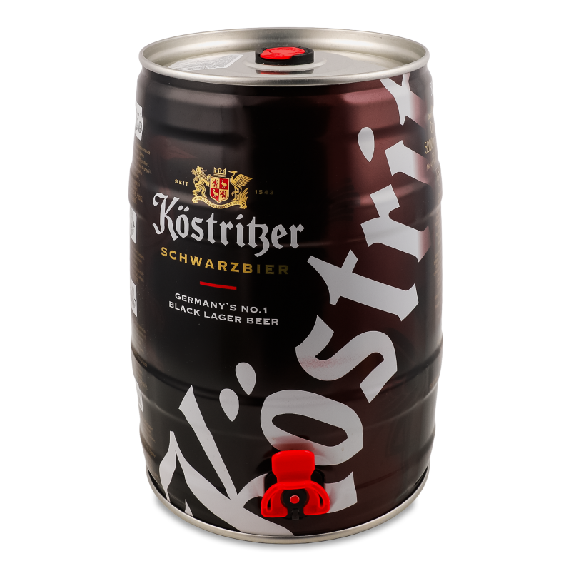 Пиво Schwarzbier темне 4,8% 5л ж/б Kostritzer