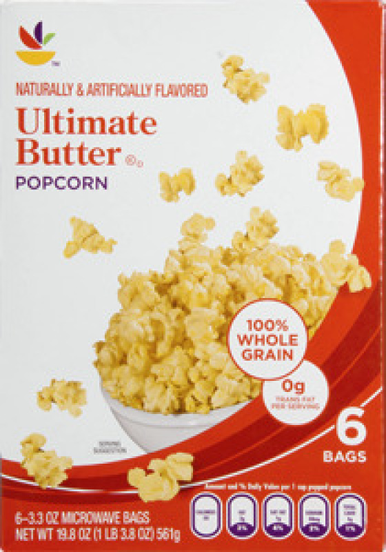 Ahold Popcorn Ultimate Butter Microwave 6 CT Ahold(688267122934