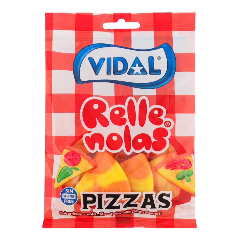 Конфеты желейные Наполненная пицца Vidal м/у 90г Vidal