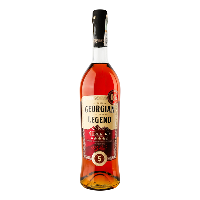 Коньяк 0.7л 40% ординарный 5 звезд Georgian Legend бут Georgian