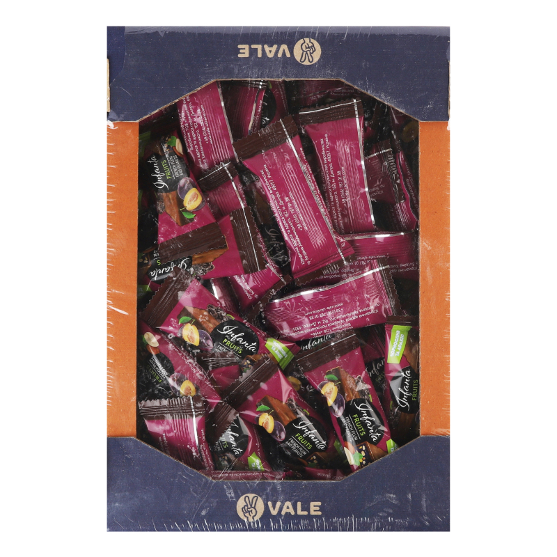 Цукерки глазуровані Чорнослив та арахіс Fruits Infanta Vale кг