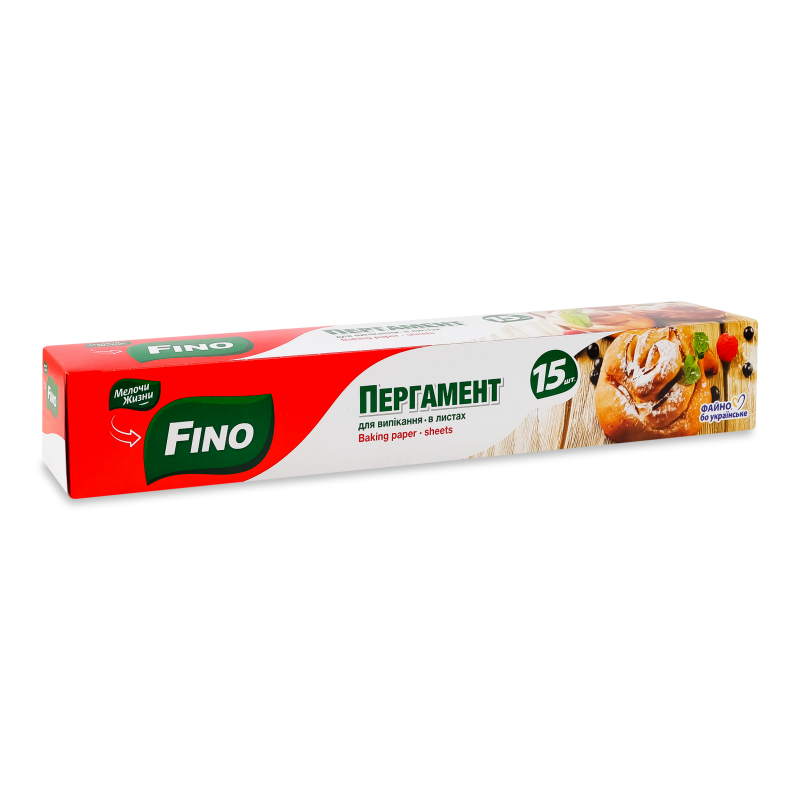 Пергамент д/випікання в аркушах 15шт Fino