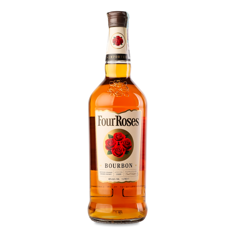 Віскі Бурбон Чотири троянди 40% 1л