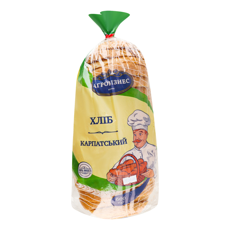 Хліб нарізний Карпатський Агробізнес м/у