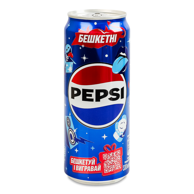 Напій безалкогольний сильногазований 0,33л ж/б Pepsi