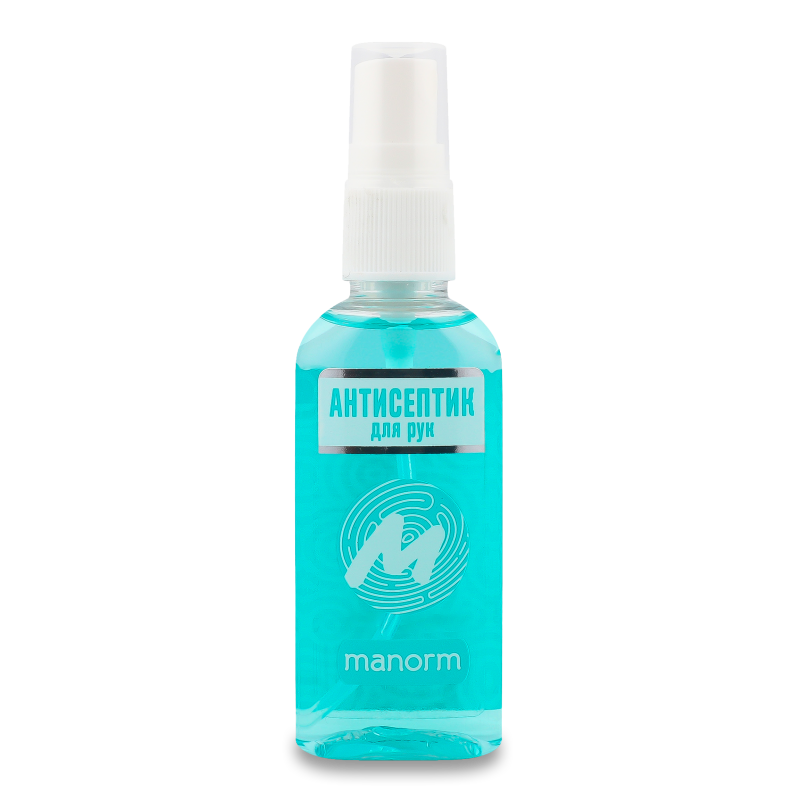 Засіб дезінфекційний д/рук Малахіт 50мл Манорм