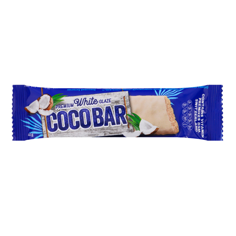 Батончик витаминизированный кокосовый в белой кондитерской глазури Coco ...