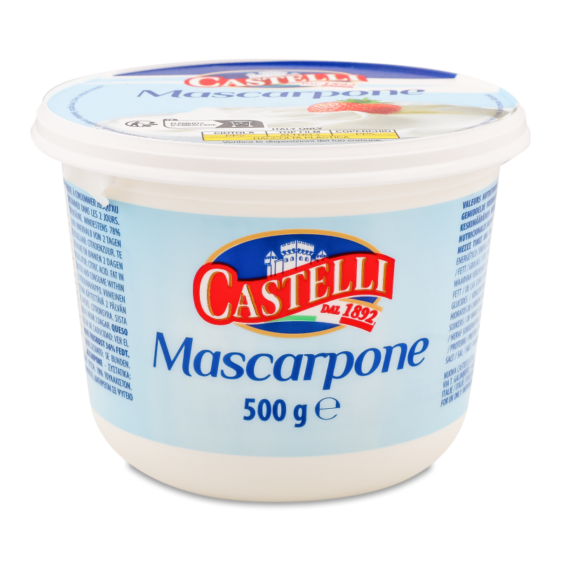 Сир Маскарпоне 78% 500г Кастеллі