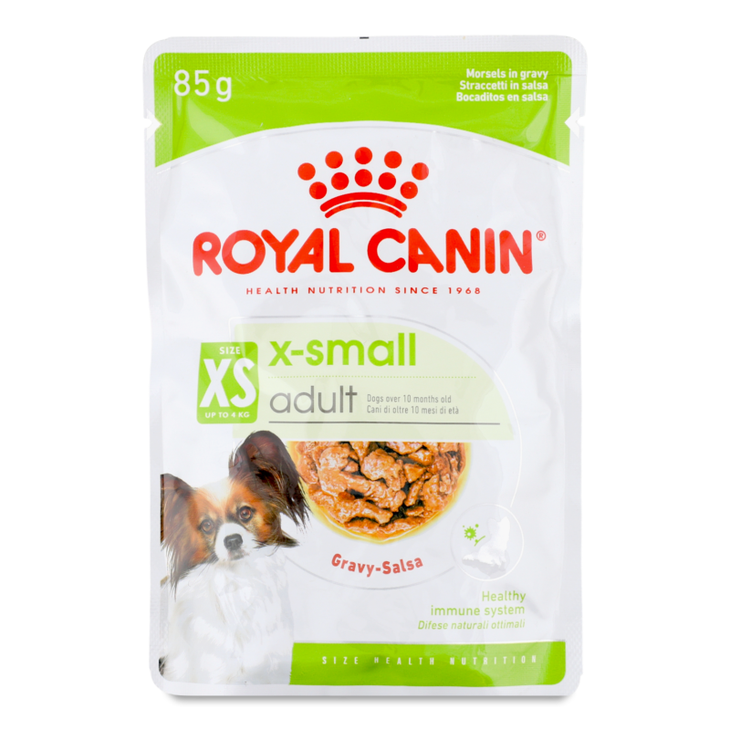 Корм д/дорослих собак мініатюрних порід Ікс-Смолл 85г пауч Роял Канін
