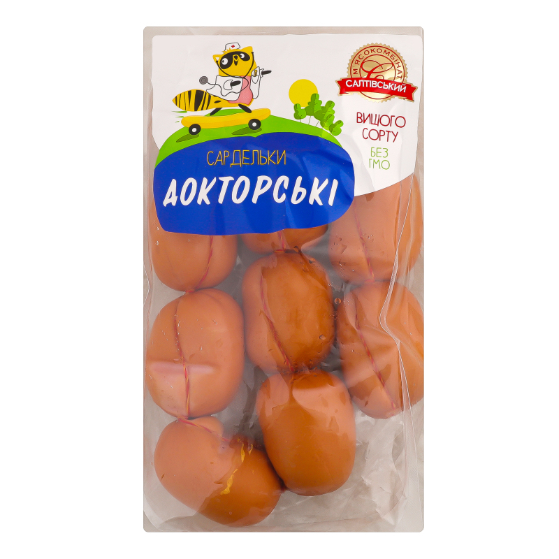 Сардельки Докторські Салтівський М'ясокомбінат в/с кг