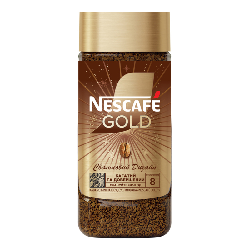 Кофе растворимый сублимированный Gold Nescafe с/б 95г Nescafe ...