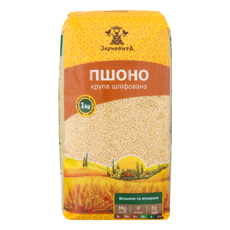 Пшено шлифованное Зерновита м/у 1кг Зерновита(14820038920254): купить в ...