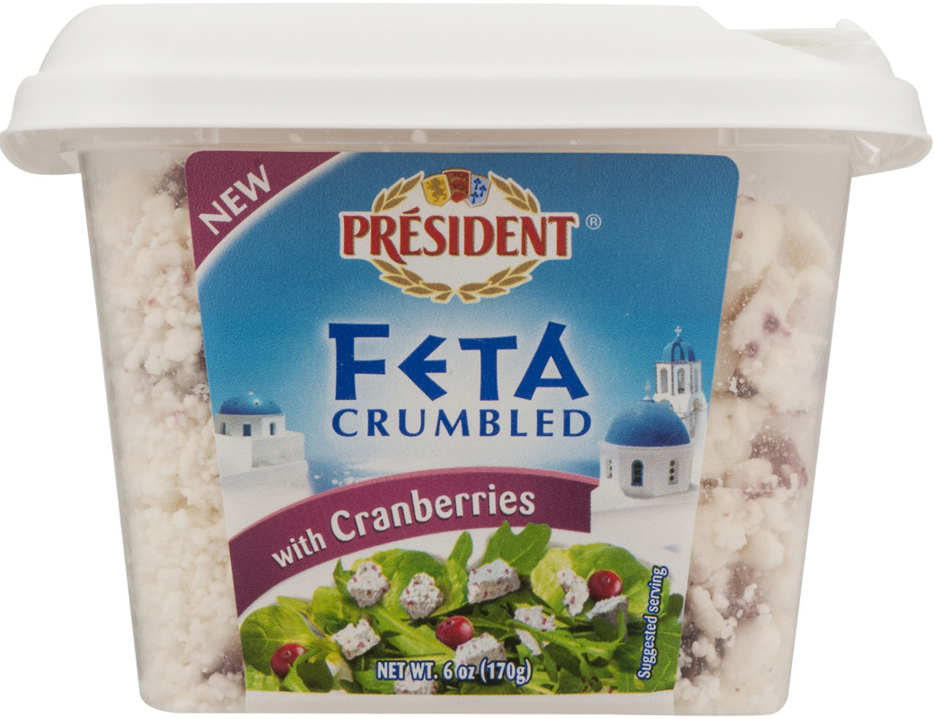 President Feta Crumbled with Cranberries President(77901008909