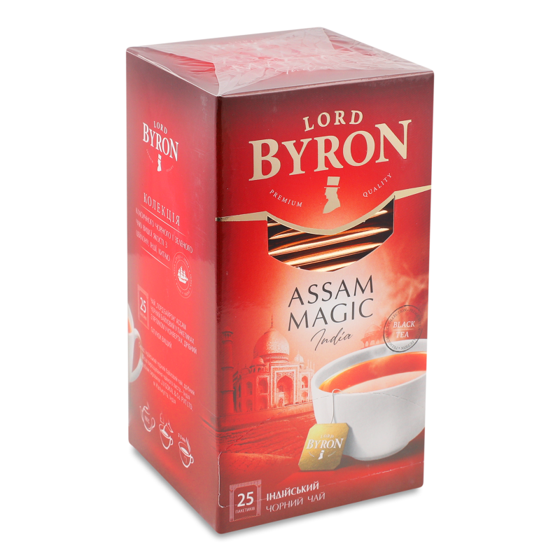 Чай Лорд Байрон Ассам чорний з/я 25*1,8г