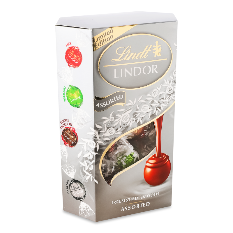 Цукерки Ліндор Асорті 200г Ліндт