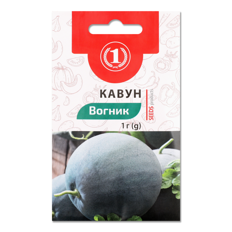 Насіння Кавун Вогник 1г ТМ “1”