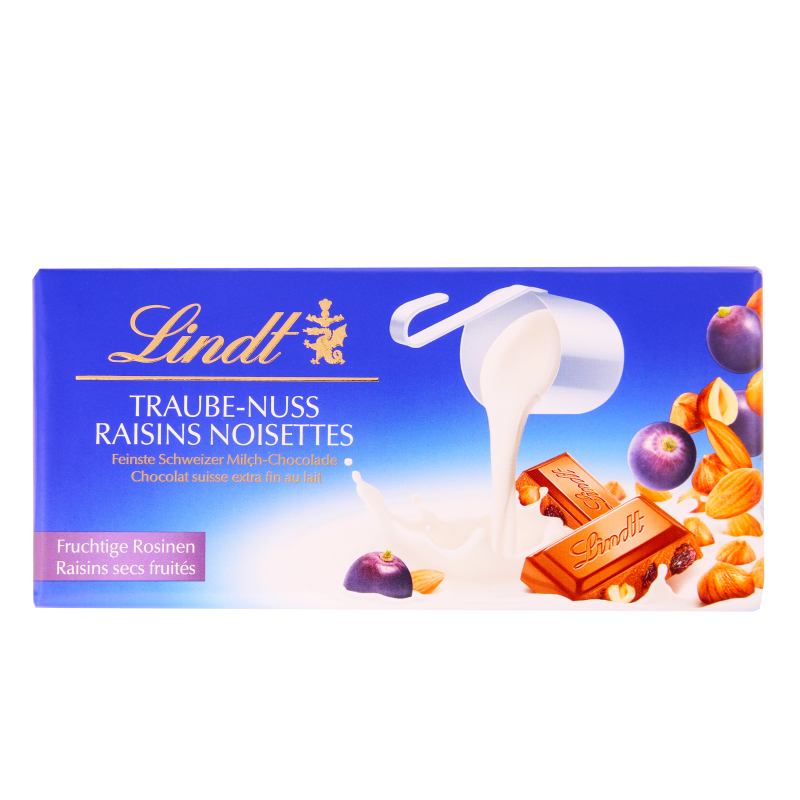 Шоколад з мигдалем та родзинками TAF RAISIN NUT 20*100