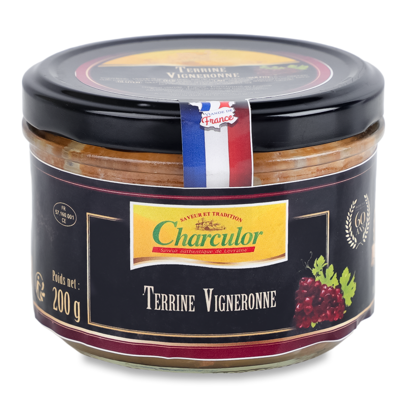 Террін з білим вином 200г твіст/б Charculor