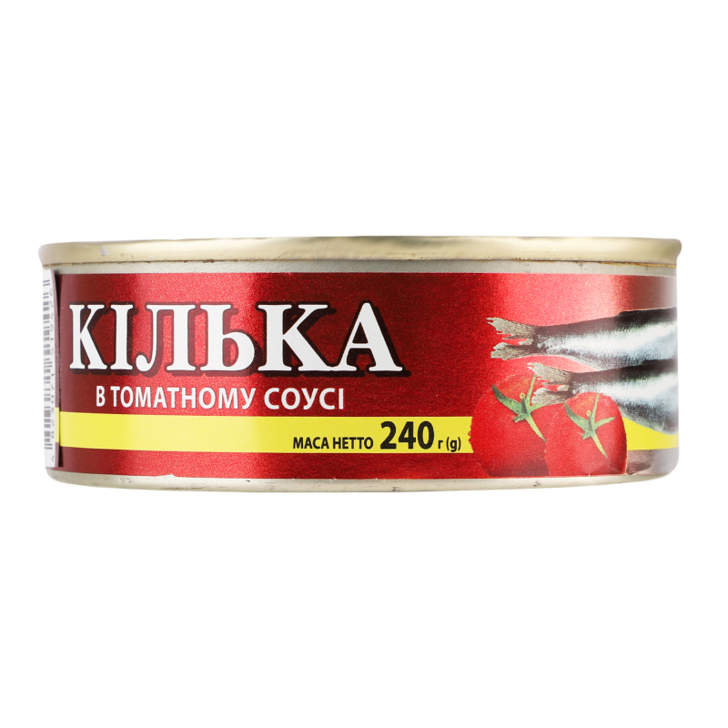 Килька в томатном соусе Portion ж/б 240г Portion(4823071519419): купить ...