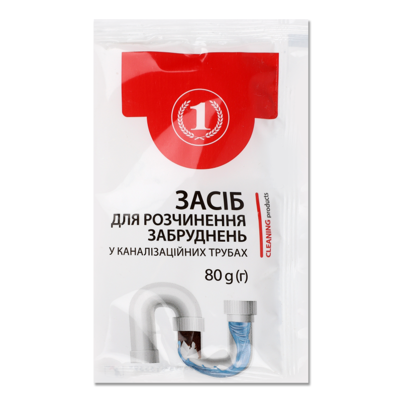 Засіб д/чищення труб 80г ТМ “1”