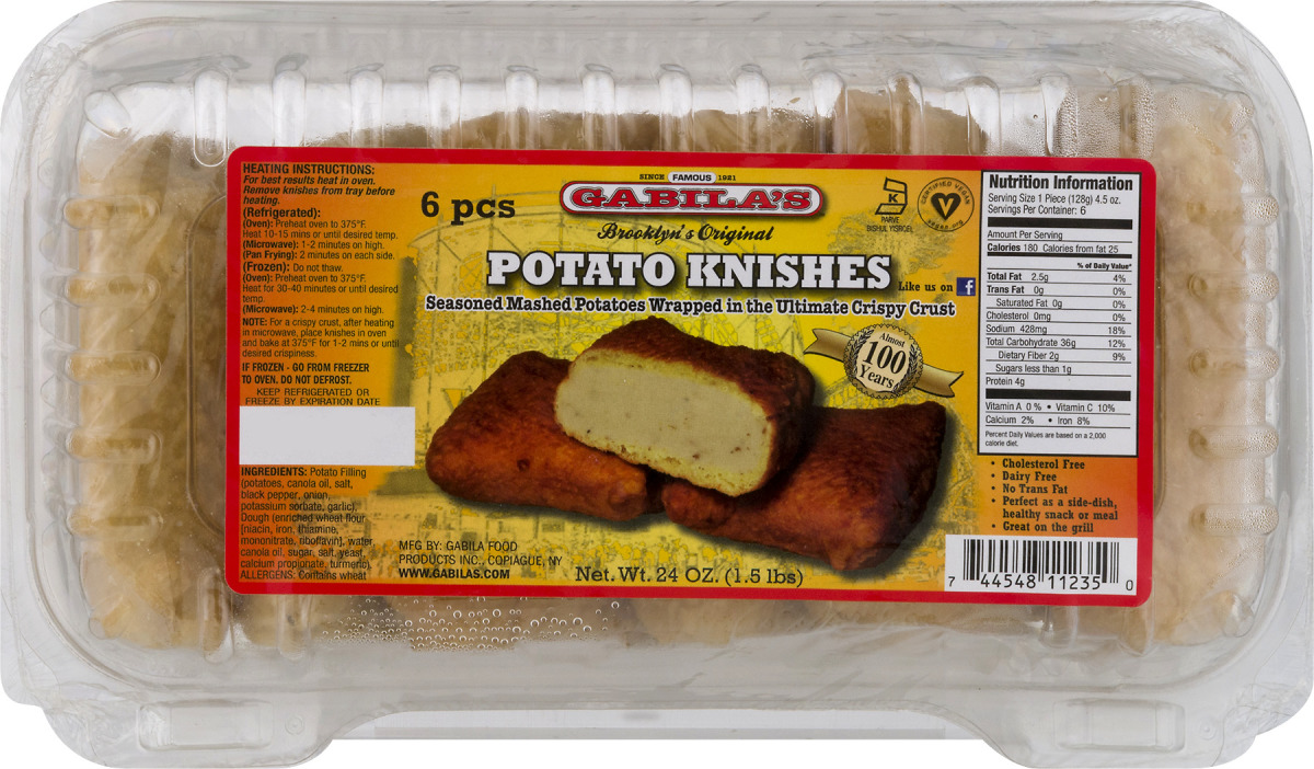 Gabila's Potato Knishes 6 CT Galbia's(744548112350) customers