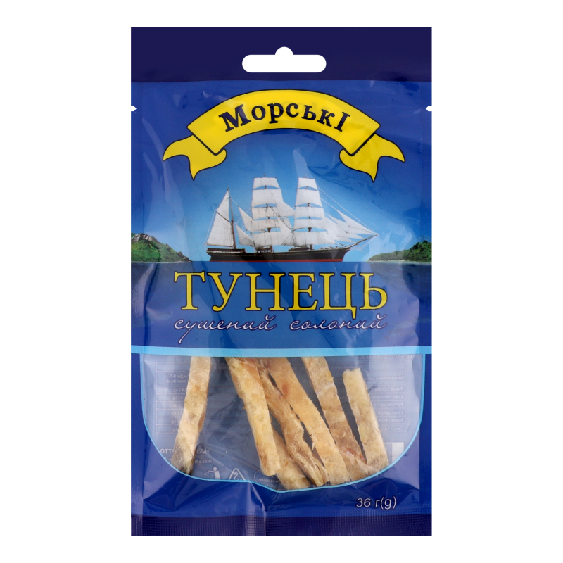 Тунець сушений солоний Морські м/у