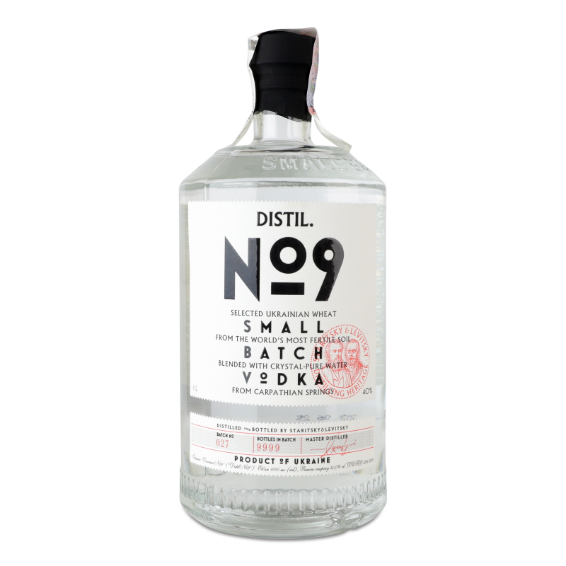 Горілка 40% 1л Distil. №9