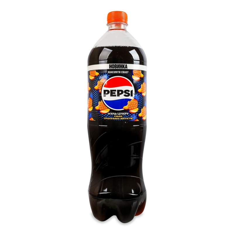 Напій безалкогольний Tropical  без цукру сильногазований 1,25л пет Pepsi