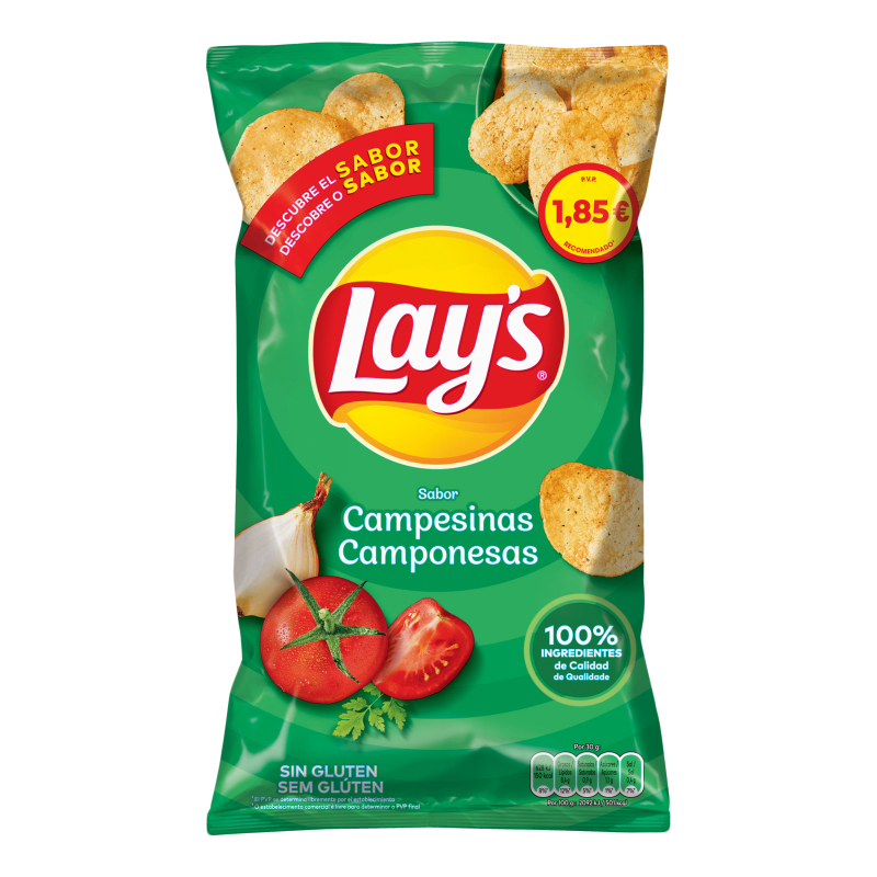 Чіпси картопляні зі смаком томатів зі спеціями Campesinas Lay's м/у