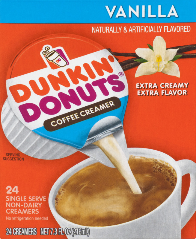 Dunkin' Donuts Coffee Creamer Vanilla 24 CT Dunkin' Donuts