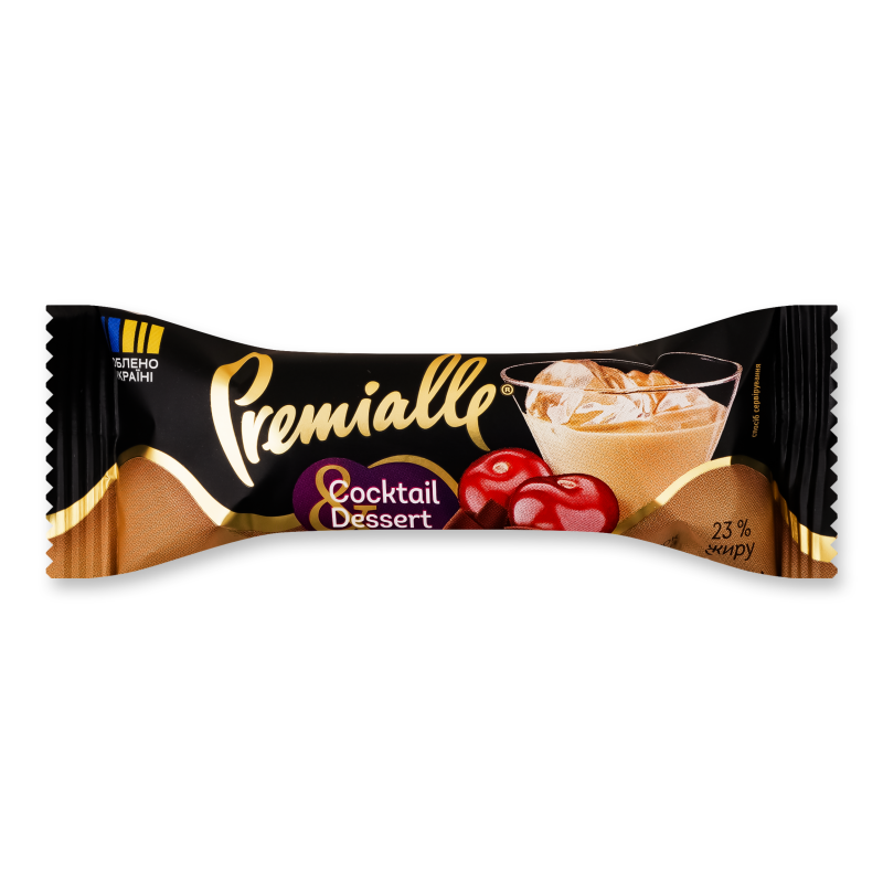Сирок глазурований Cocktail&Dessert Вишня-какао з ароматом лікеру 23% 36г Premialle