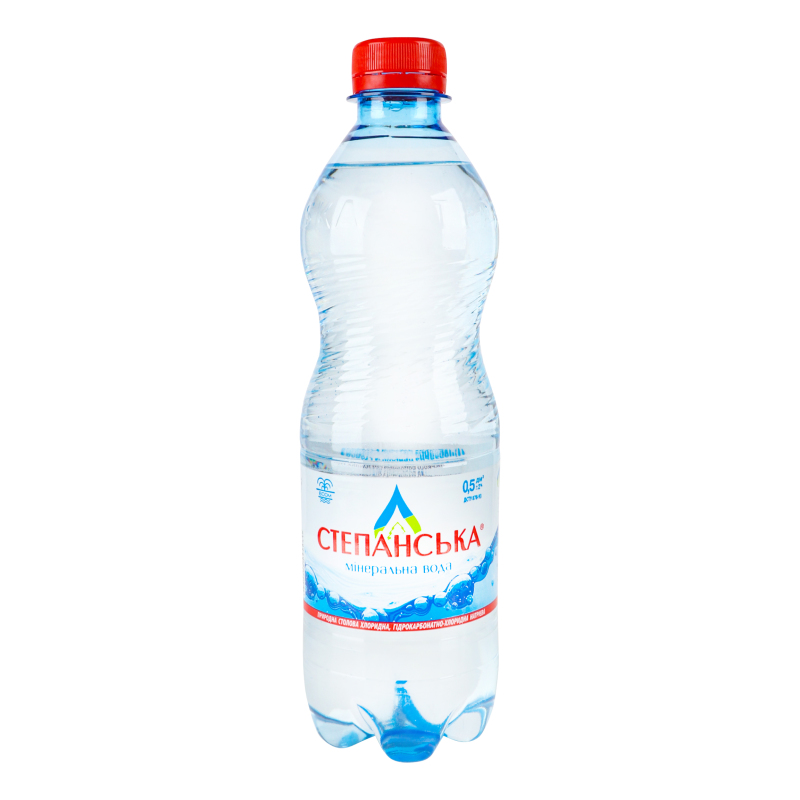 Вода минеральная сильногазированная Степанська п/бут 0.5л Степанська ...