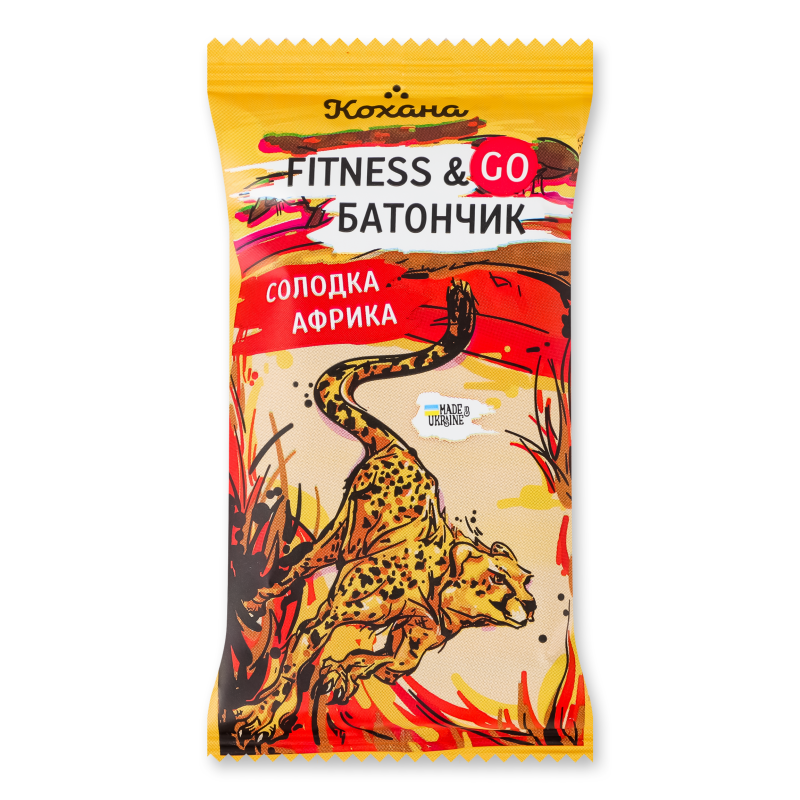 Батончик Fitness&Go Солодка Африка 40г Кохана