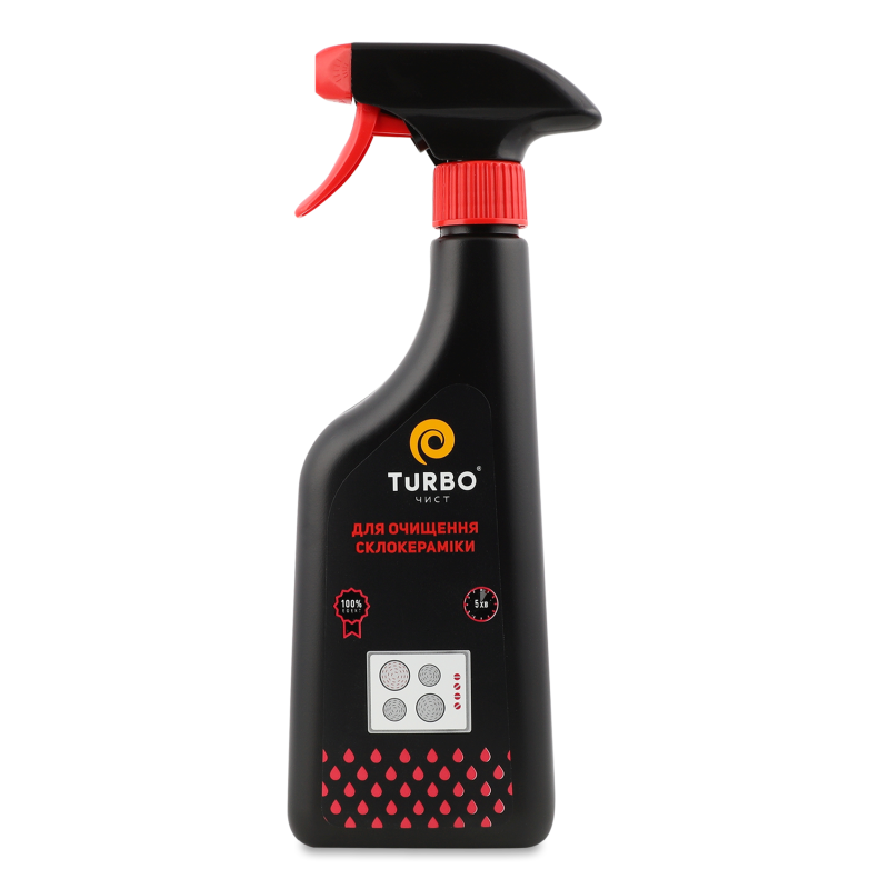 Засіб д/очищення склокераміки 450мл Турбо чист