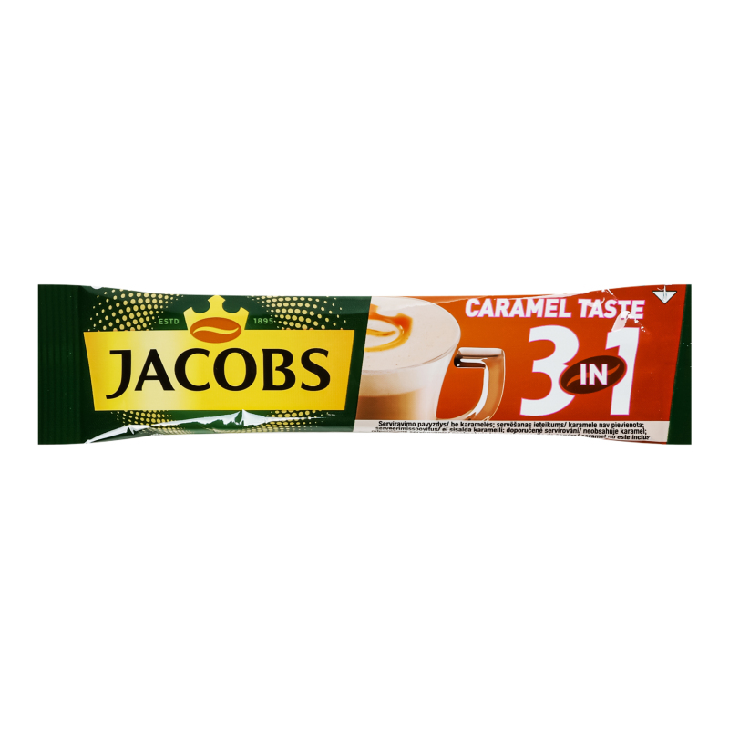 Напій кавовий розчинний 3в1 Caramel Jacobs м/у