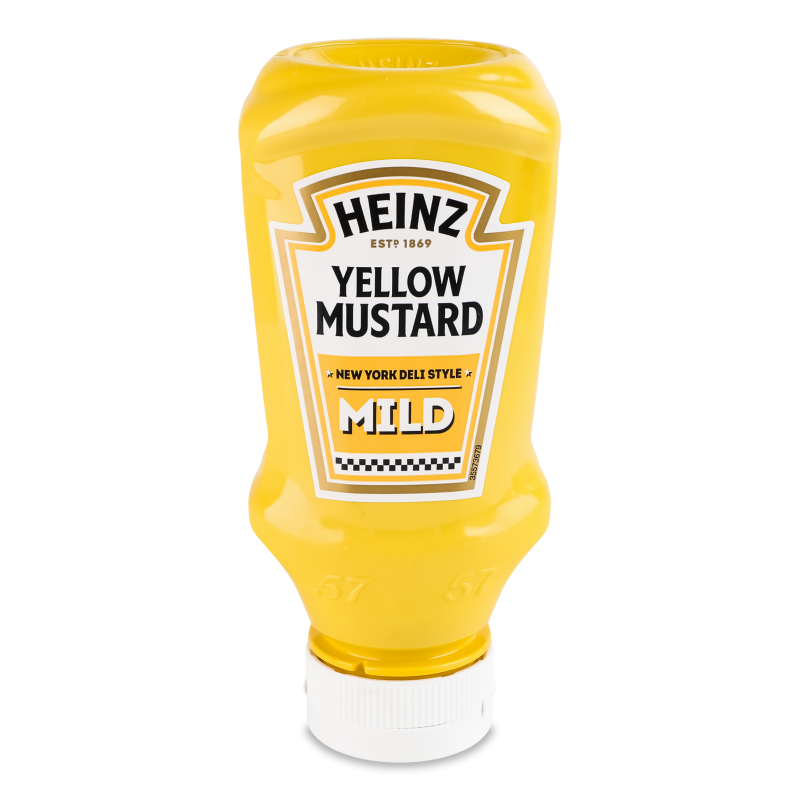 Гірчиця Лагідна 240г пет перевернутий Heinz