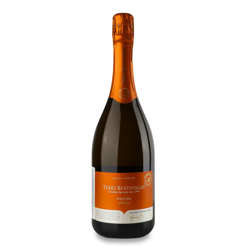 Вино ігристе Riesling біле сухе 12% 0,75л Terre Bentivoglio