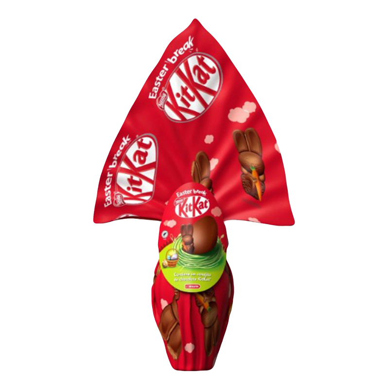 Фігура з молочного шоколаду Яйце + набір фігур Кролики Easter break Kit Kat м/у